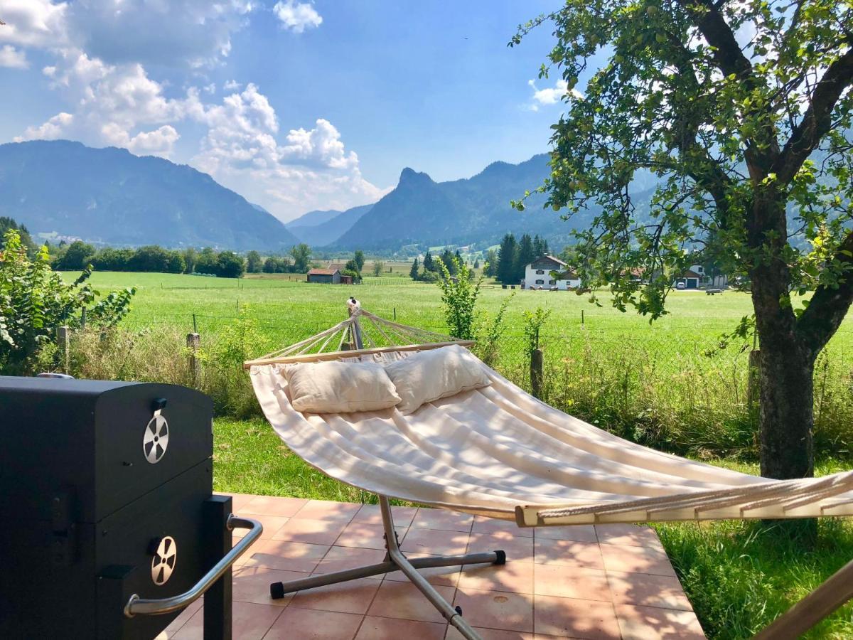 Ferienhaus Veronika Mit 2000Qm Garten Und Bergblick Унтерамергау Екстериор снимка
